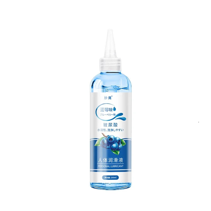 Fruit Strawberry Flavor Hyaluronic Acid Lubricant 200Ml Water-Soluble Lubricating Oil Sex Toys for Adults Sex Couples Sexshop